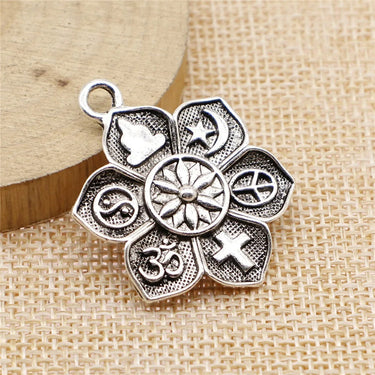 Coexist Harmony Lotus Pendant